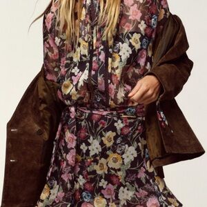 Zara Floral Mini Dress - Multicolor